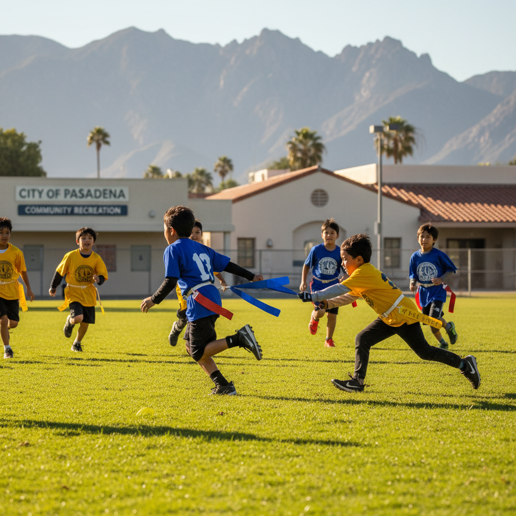 City of Pasadena Youth Flag Football — Youth Flag Football Program in East Pasadena, CA