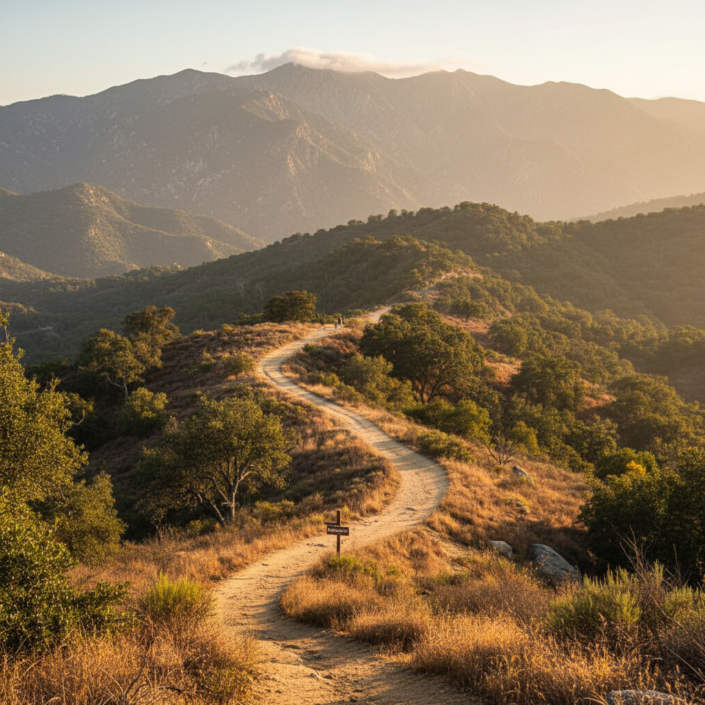 Henninger Flats — Trail in Altadena foothills, CA