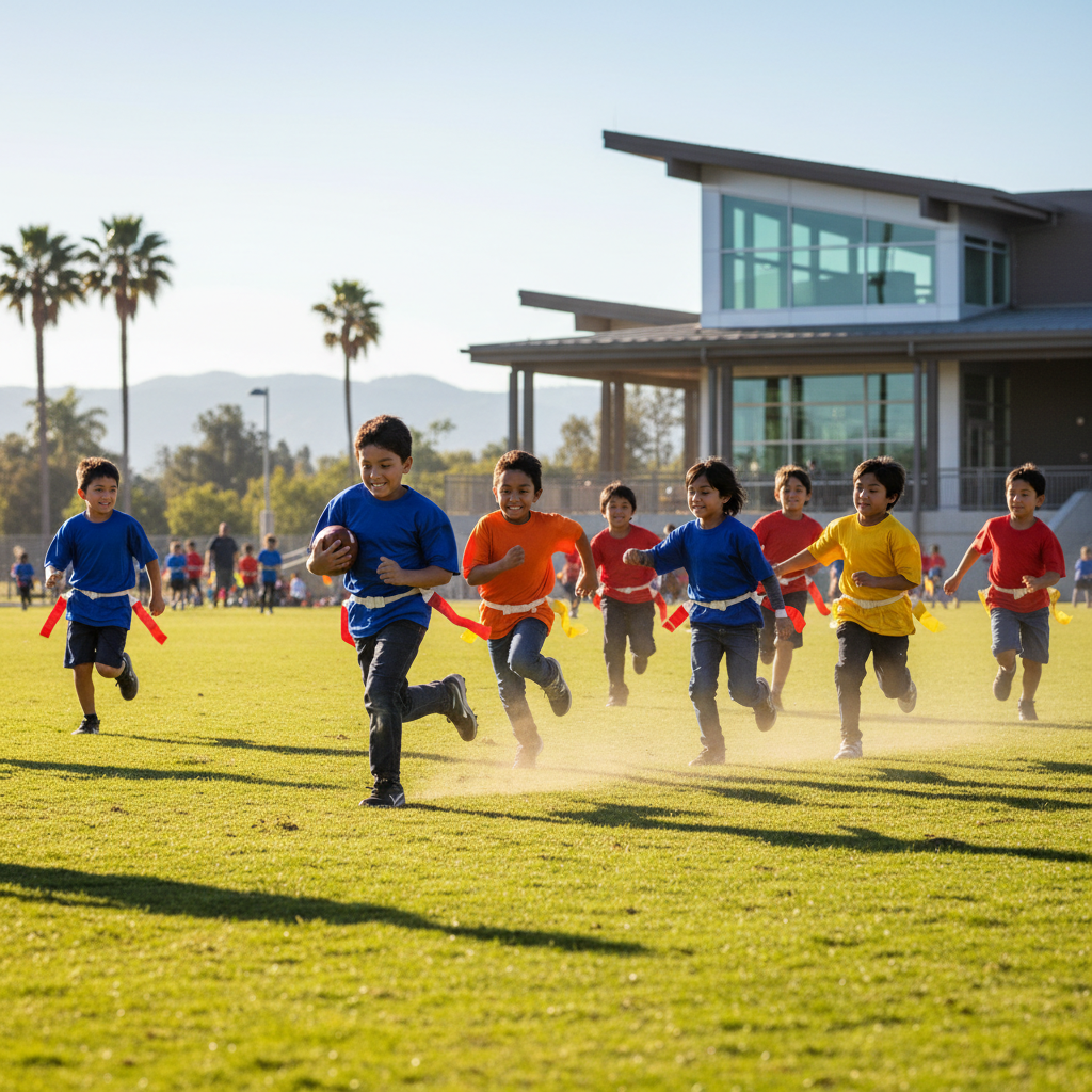 YMCA of LA Youth Flag Football — Youth Flag Football Program in Citywide, CA