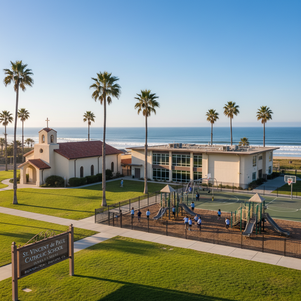 St. Vincent de Paul Catholic School — Private K-8 School in Huntington Beach, CA