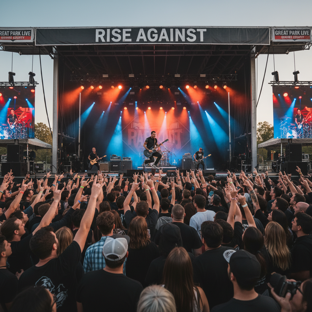 Rise Against at Great Park Live