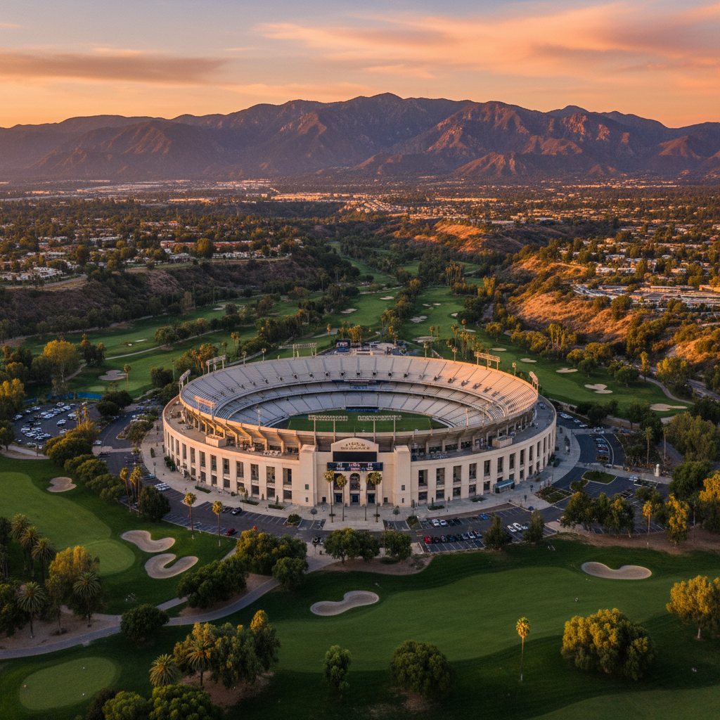 The Rose Bowl Stadium & Game Day