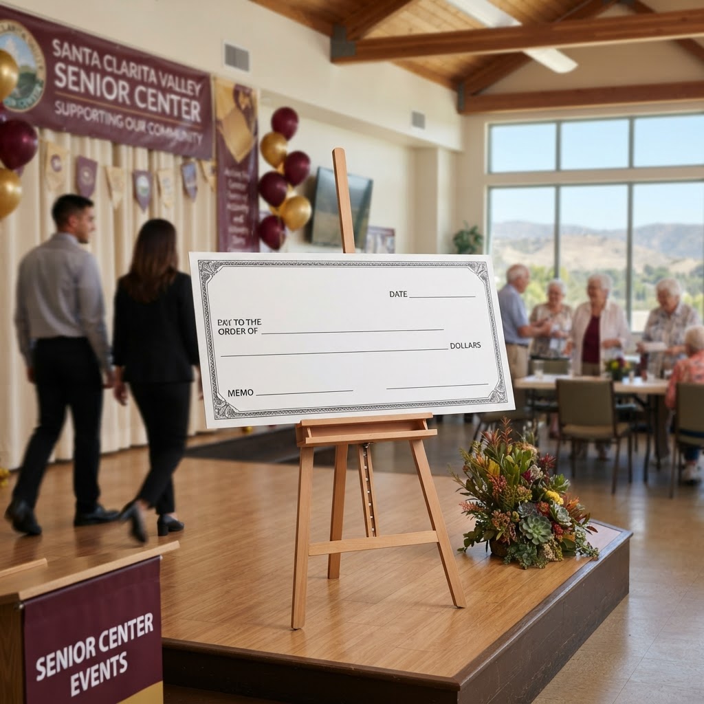 Mercedes Benz Donates to Senior Center