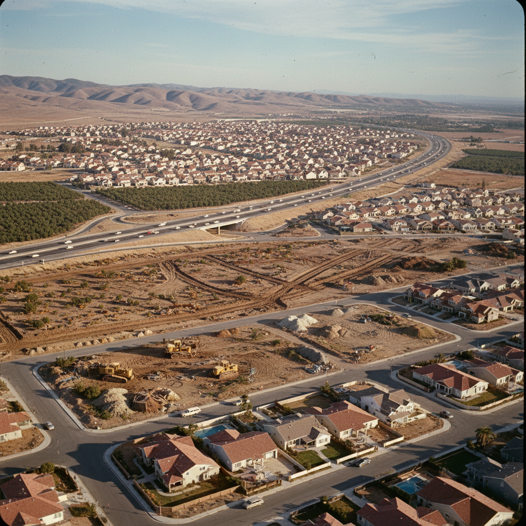 Freeways, Tract Homes & the Suburban Boom