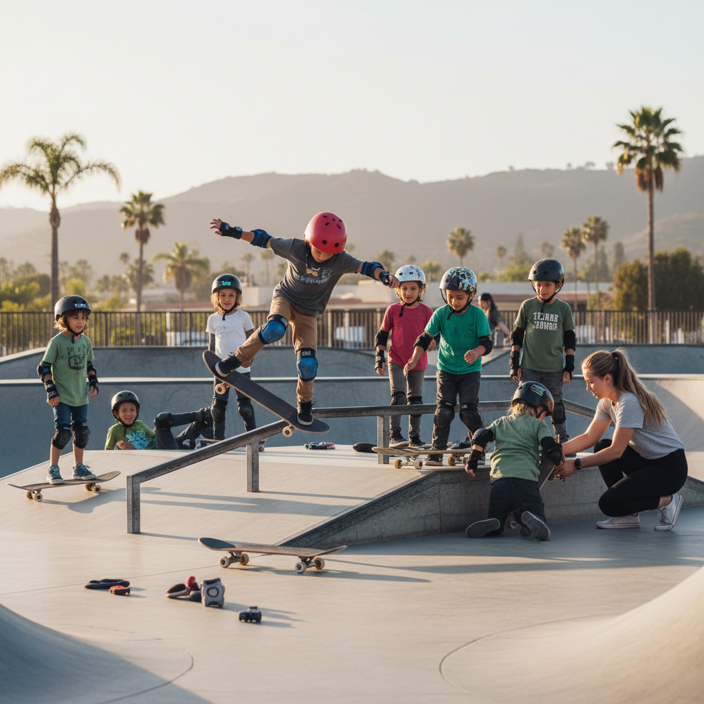 Vans Skatepark — Youth Skate Camps — Youth Skateboarding Program in Orange, CA
