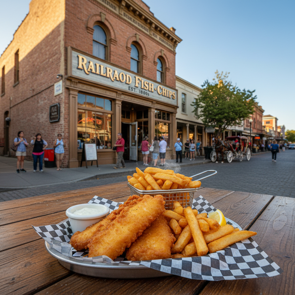 Railroad Fish & Chips — Old Sacramento, Sacramento, CA