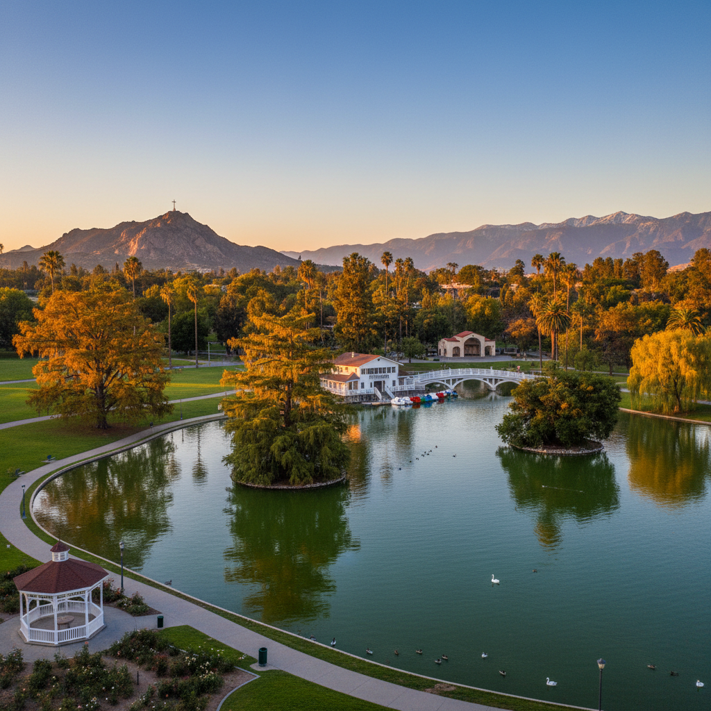 Lake Evans (Fairmount Park) — Lake in Riverside, CA