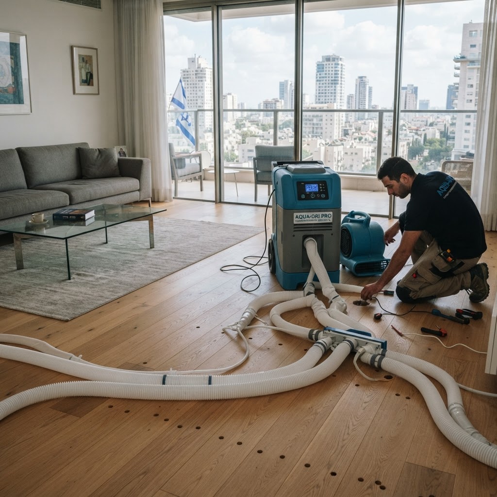 ייבוש תת רצפתי ברמת גן - ציוד תעשייתי בדירה
