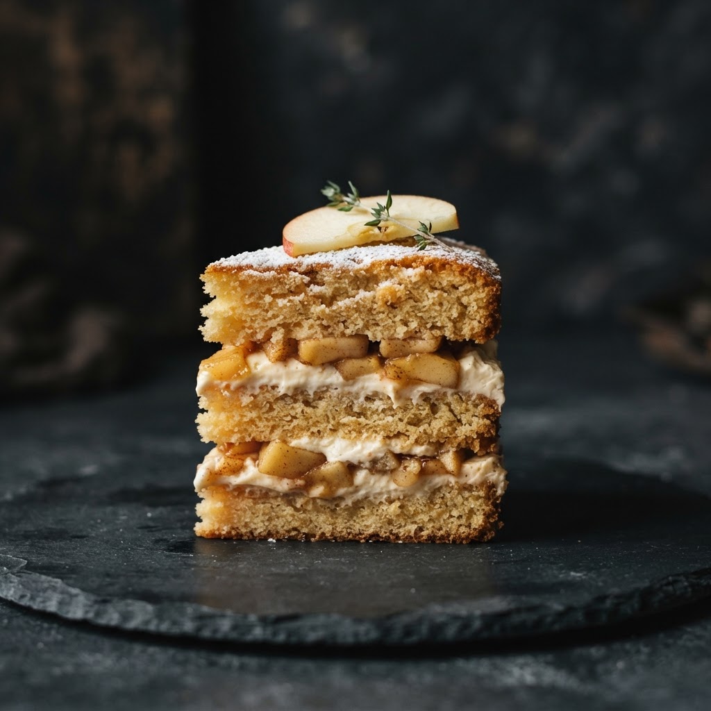 Apple Cream Cake