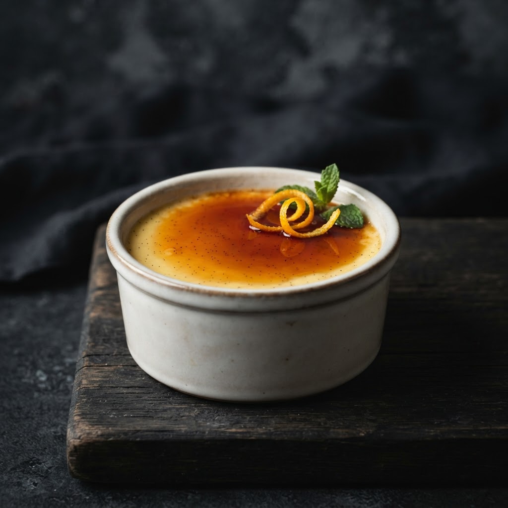 VANILLA RUM CUSTARD