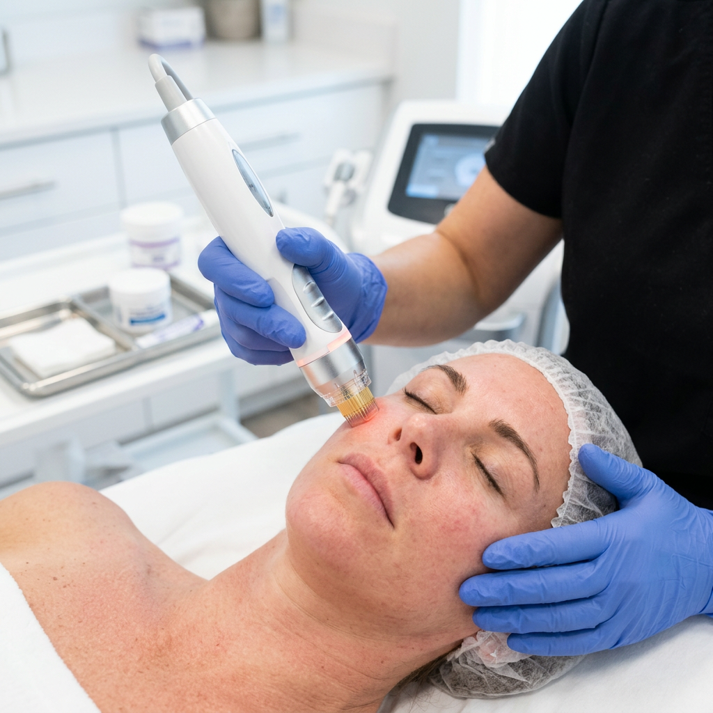The Rohi Glow – RF Microneedling (Face & Neck)