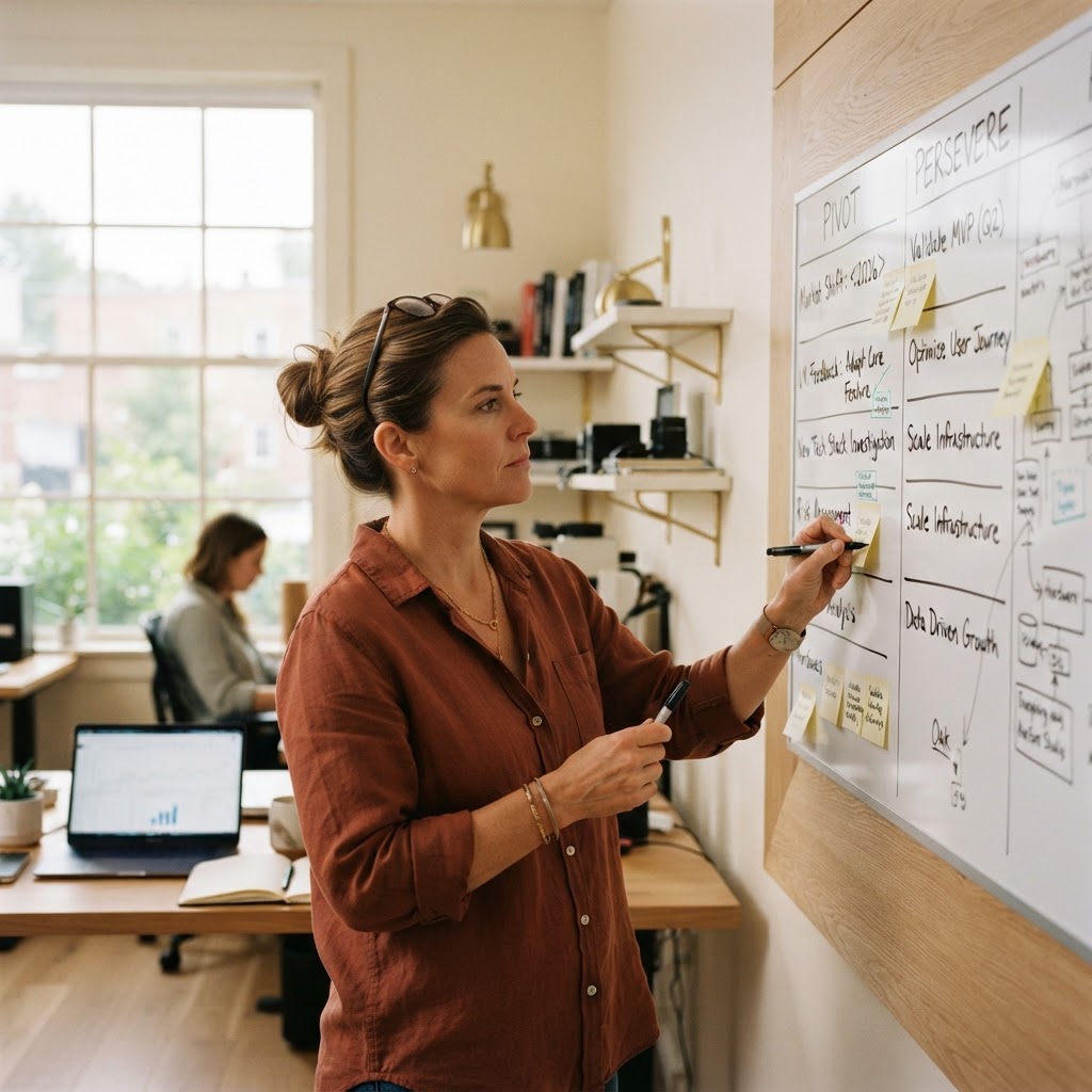 The Pivot-or-Persevere Dilemma: A 2026 Framework for Deciding When to Change Direction