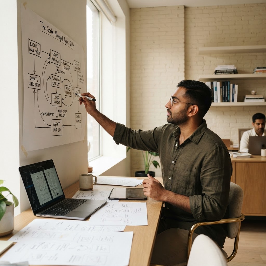 The State-Managed Agent Shift: Moving Beyond Prompt-Response Loops in AI MVPs