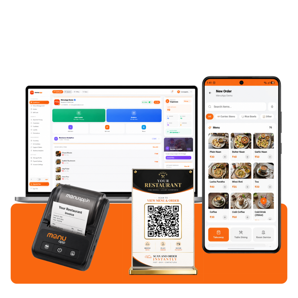 MenuApp platform preview