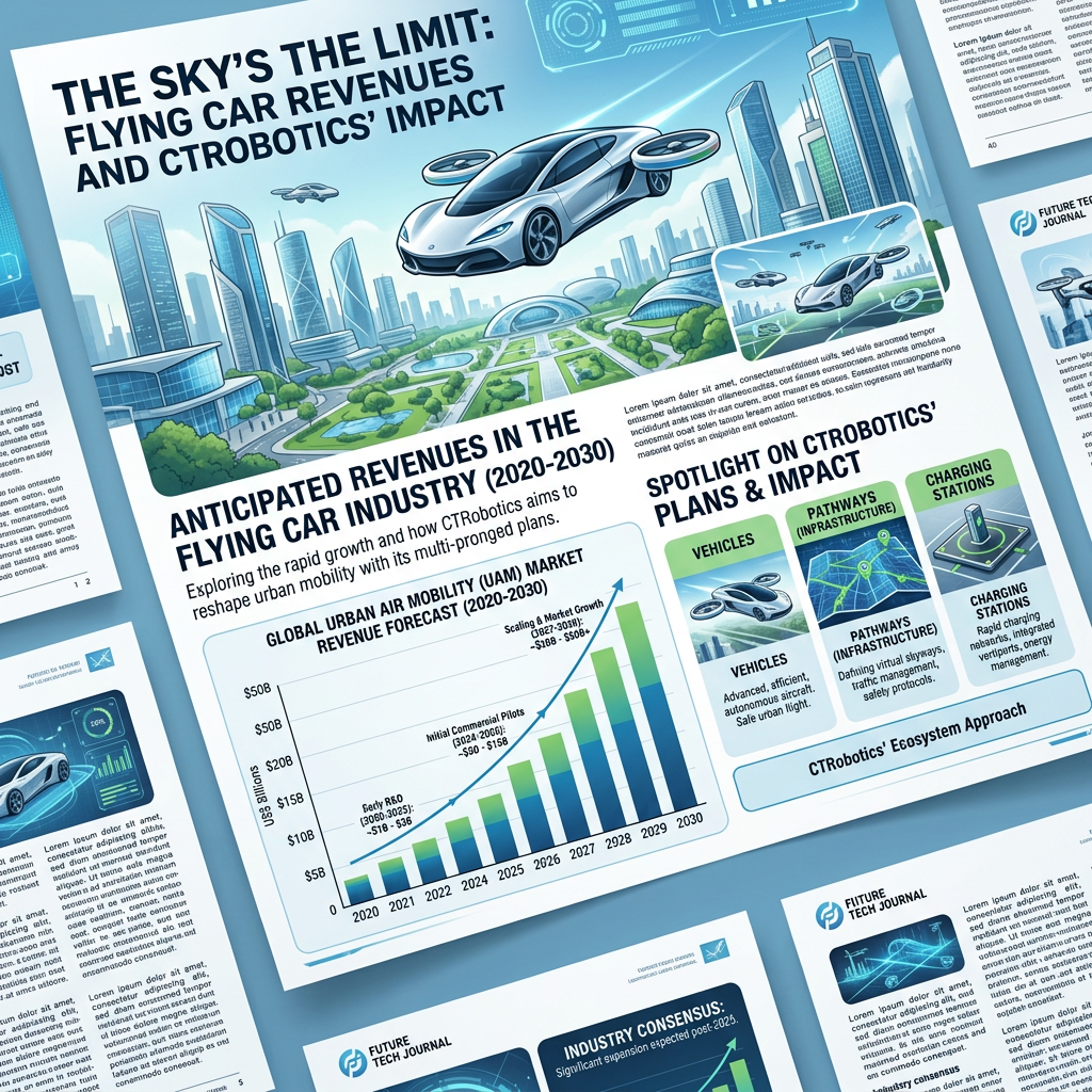 flying car industry anticipated revenues from 2020 to 2030