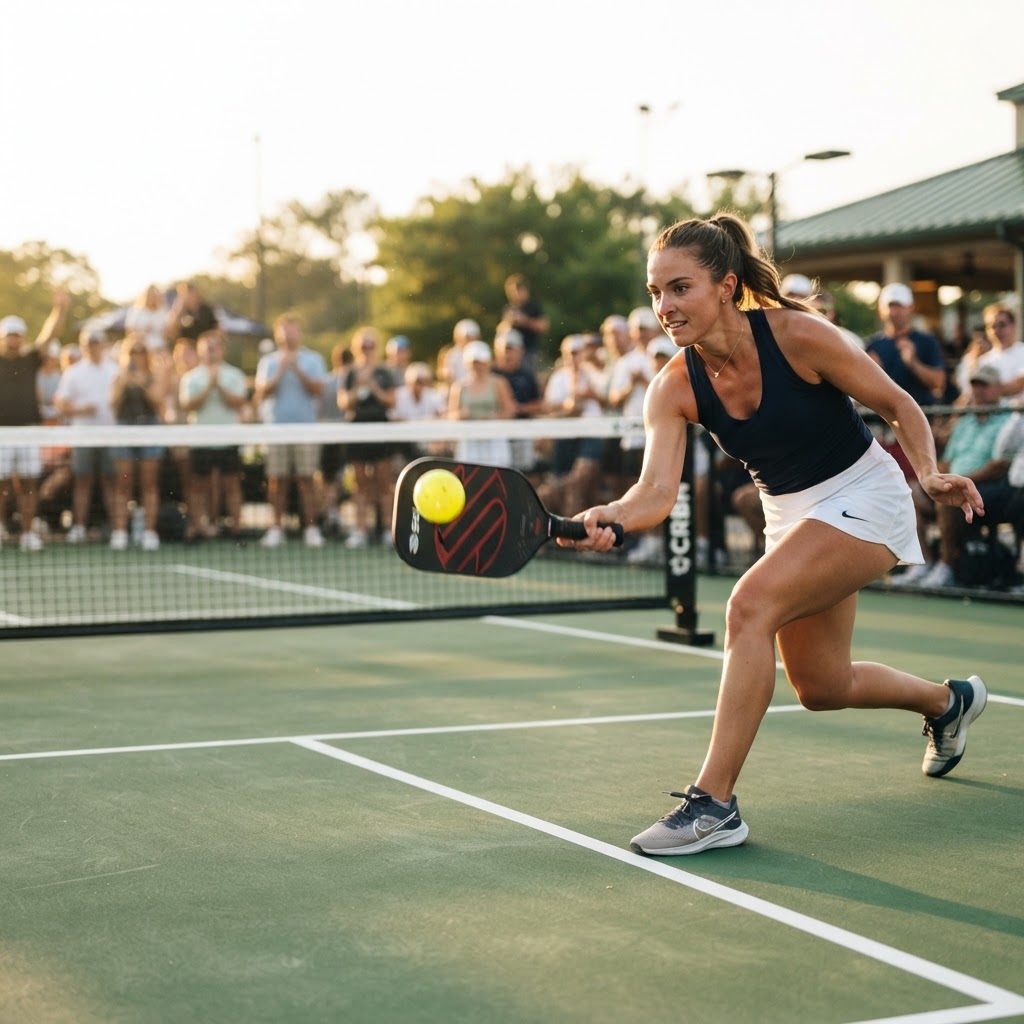 Pickleball players
