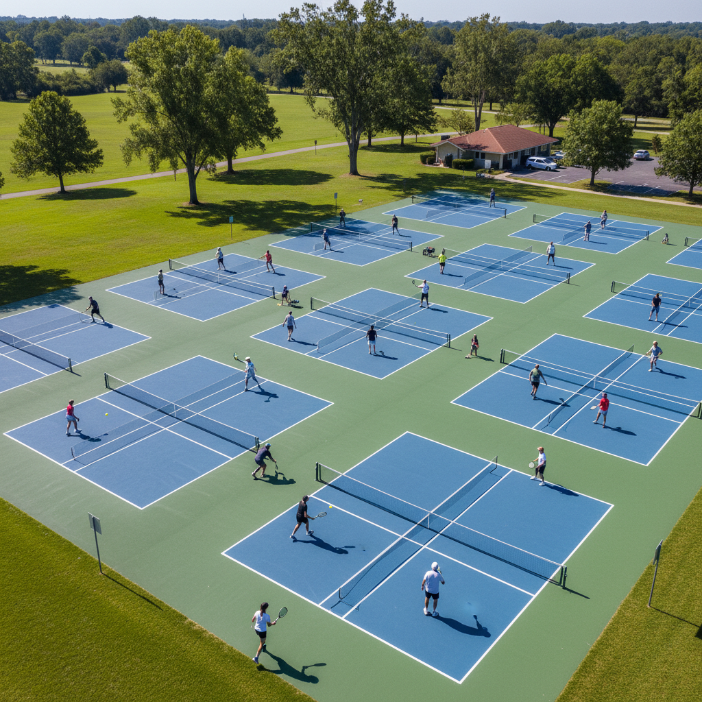 Pickleball courts