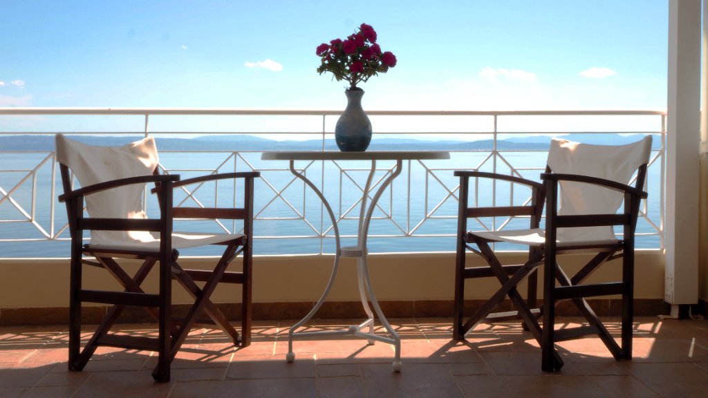 Private Terrace with Sea Views