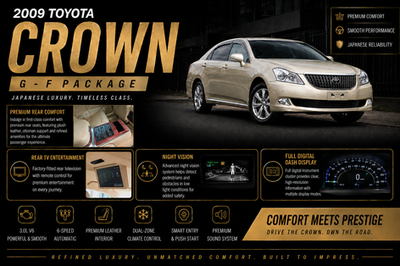 2009 Toyota Crown Majesta G F Package