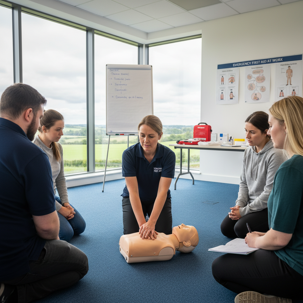 Emergency First Aid at Work course Yorkshire