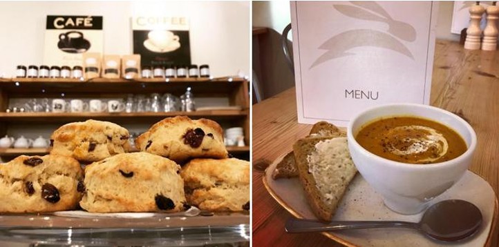 Homemade cakes and traybakes at The Courtyard Café