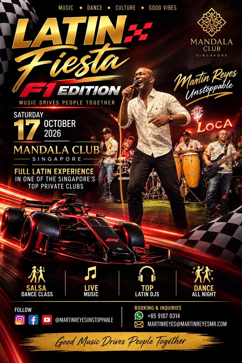 Latin Fiesta F1 Edition - 17 October 2026