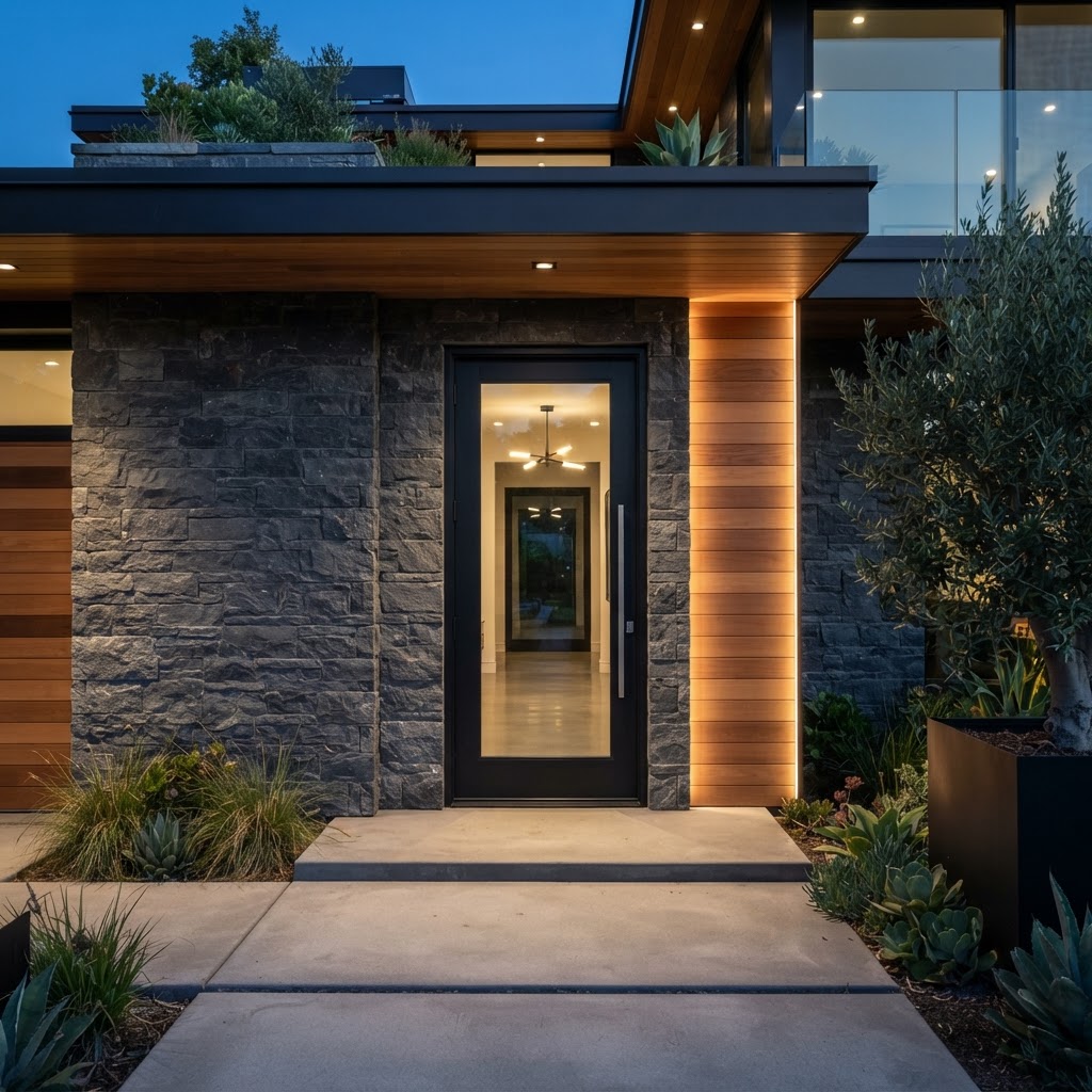 Single entry door