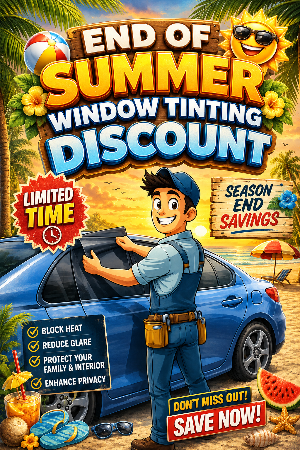End of Summer Window Tinting Discount - Elite Window Tinting Atlanta & South Florida
