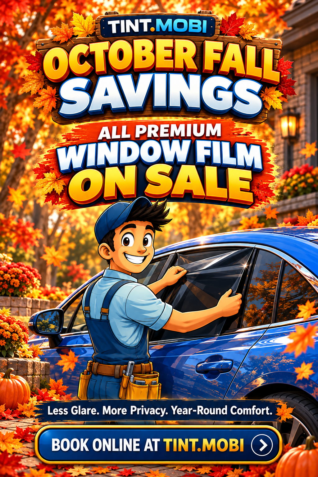 October Fall Savings Window Tinting Discount - Elite Window Tinting Atlanta & South Florida