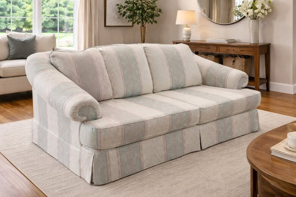 Beautiful Vintage Style Sofa – Clean & Comfortable