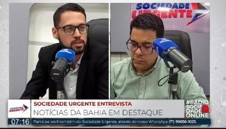 Dr. Daniel Cruz em entrevista no programa Sociedade Urgente