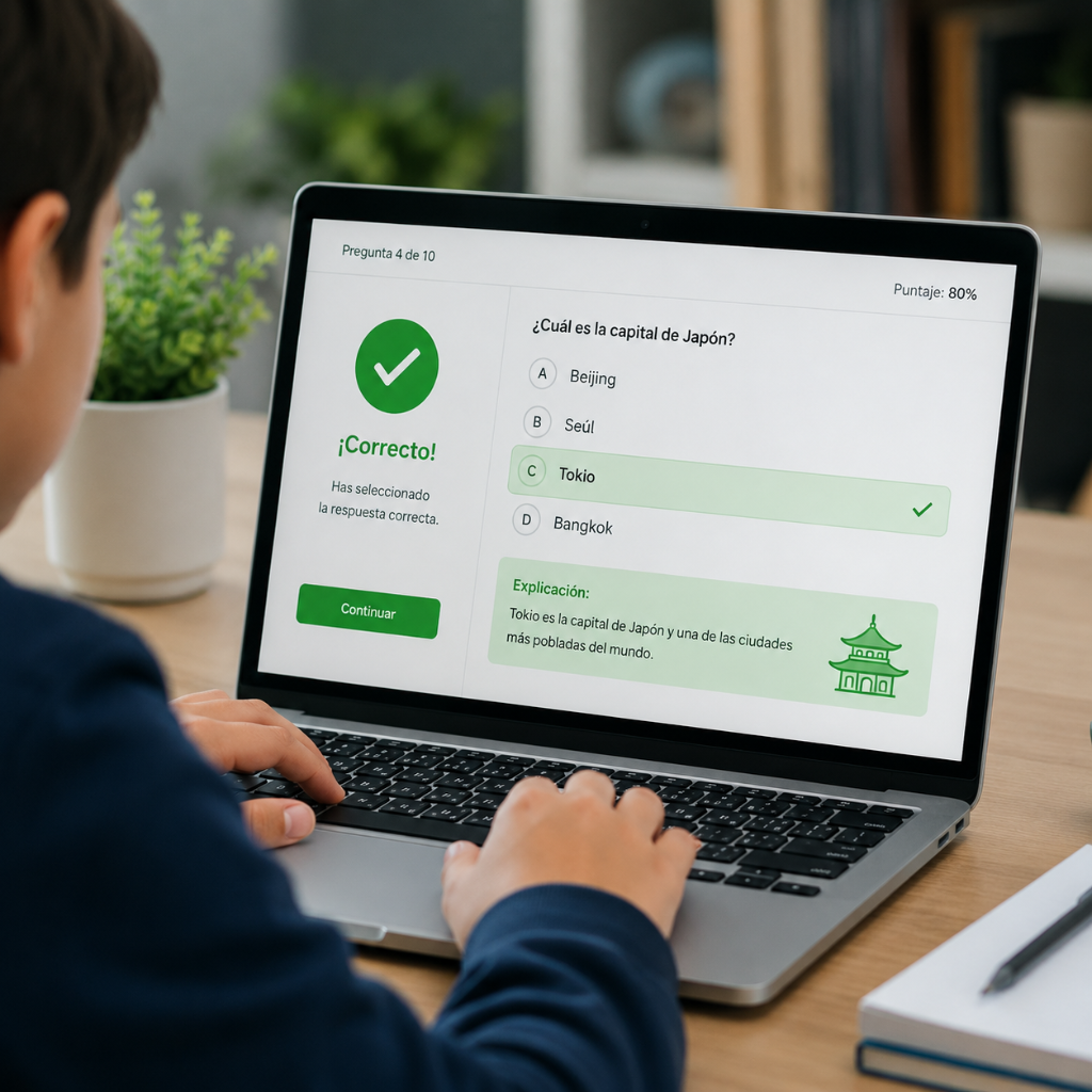 6. Crear Quiz con Retroalimentación