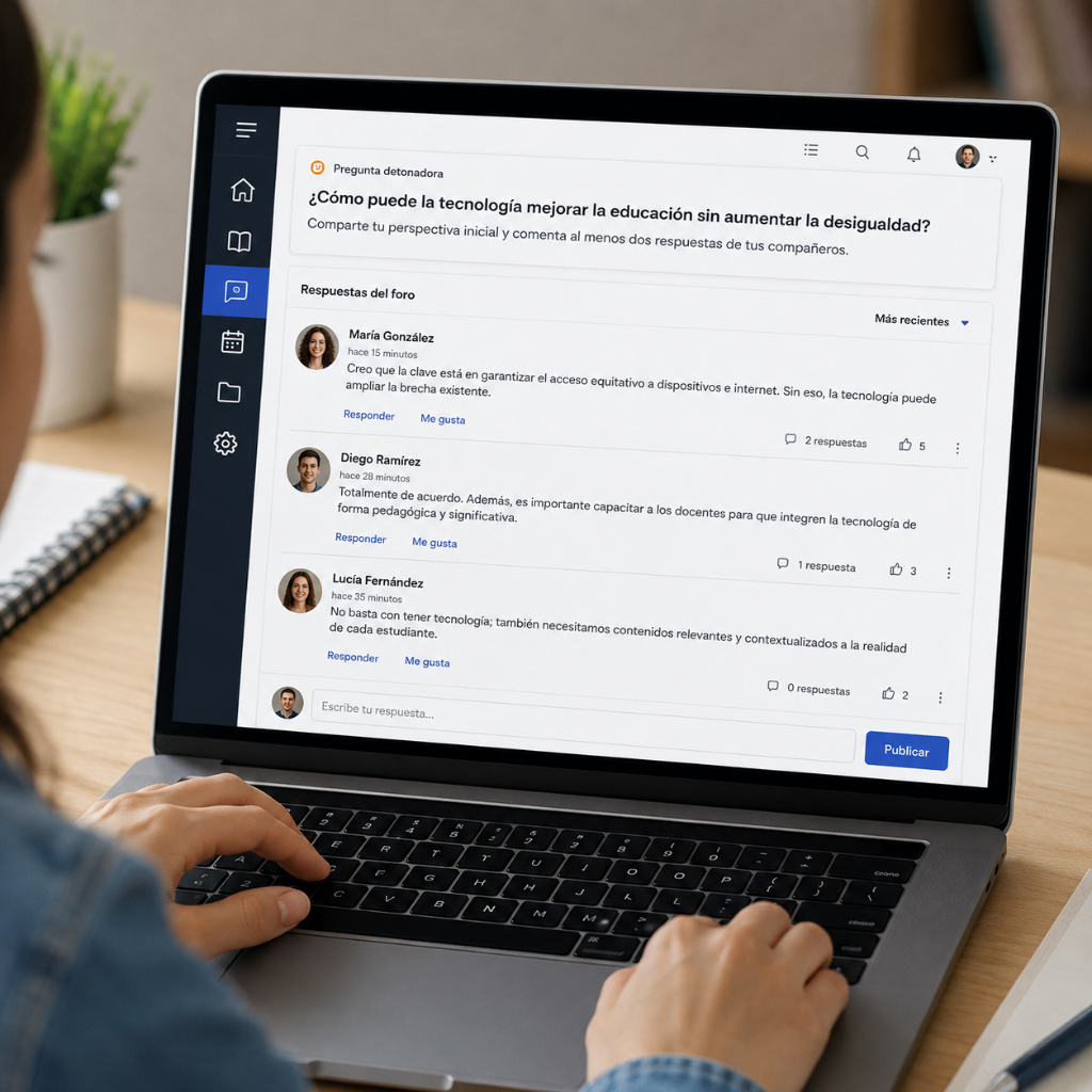5. Crear Foro con Pregunta Detonadora