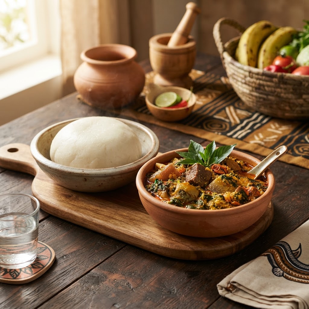 Discovering Authentic Nigerian Food: What is Pounded Yam and Egusi Soup?