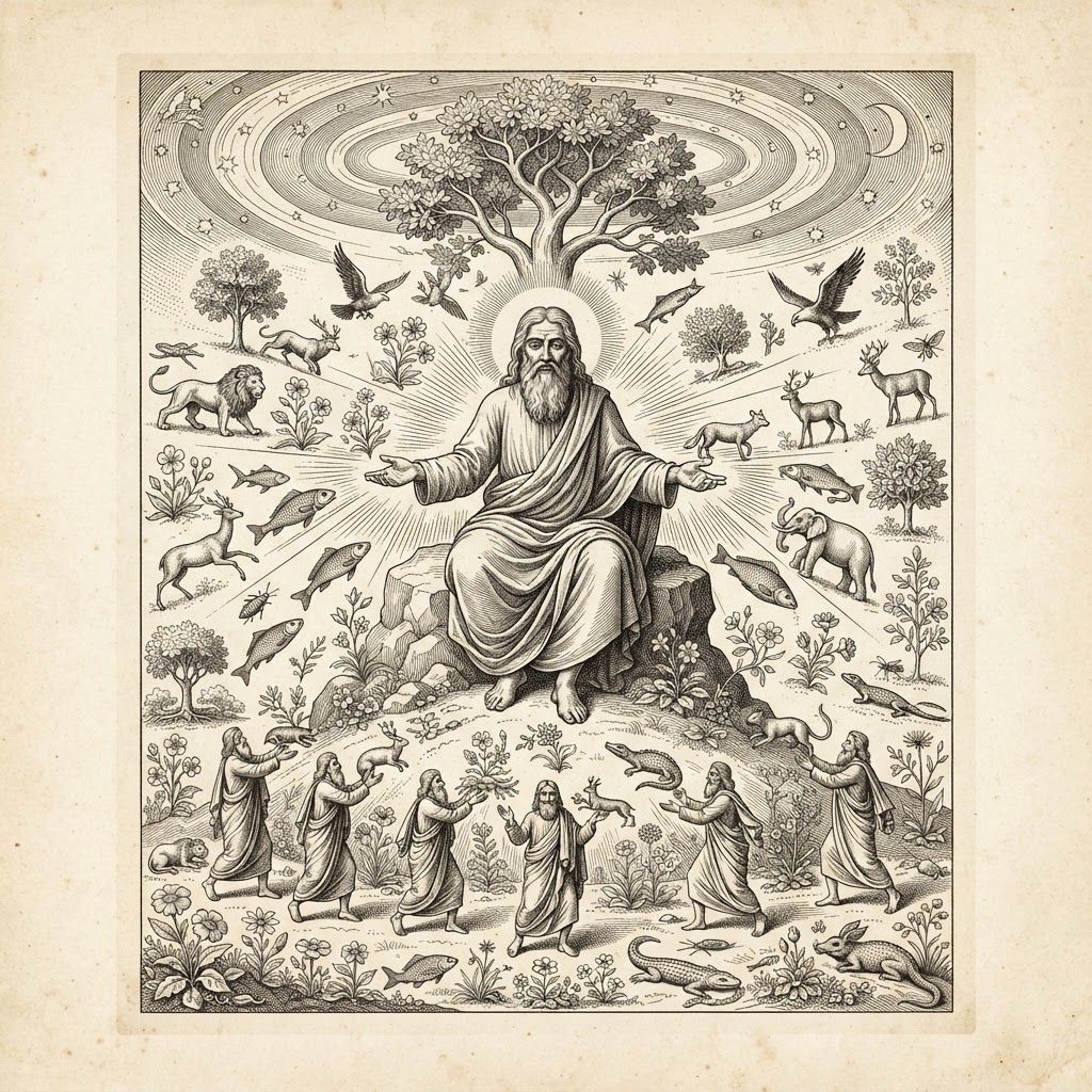 Manu and Instantaneous Creation: The Evolution Contradiction