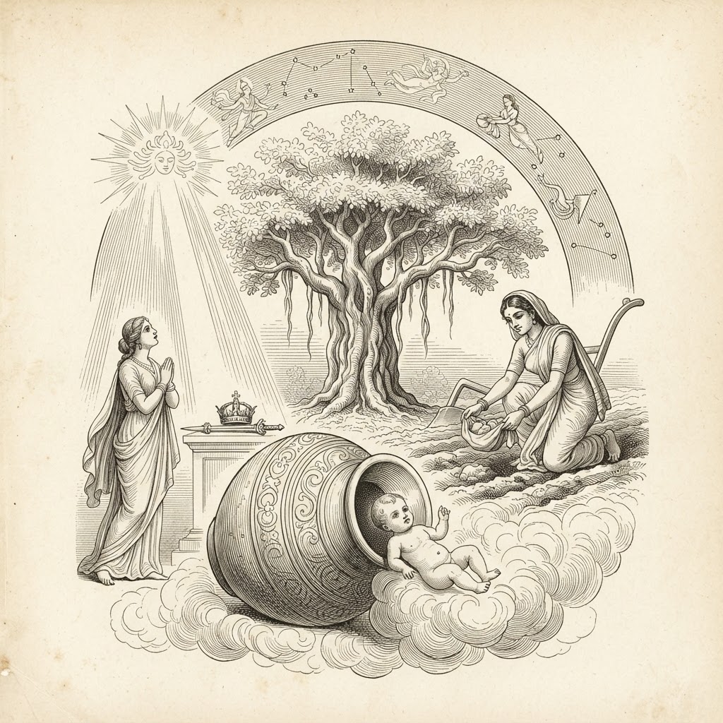 Supernatural Births in the Epics: Ancient Folklore Mechanisms