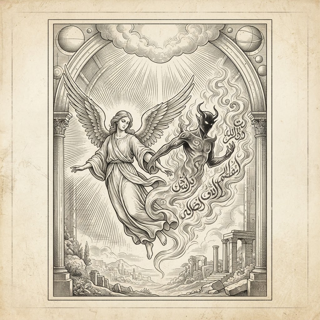 Jinn and Angels: Formalised Pre-Islamic Animism