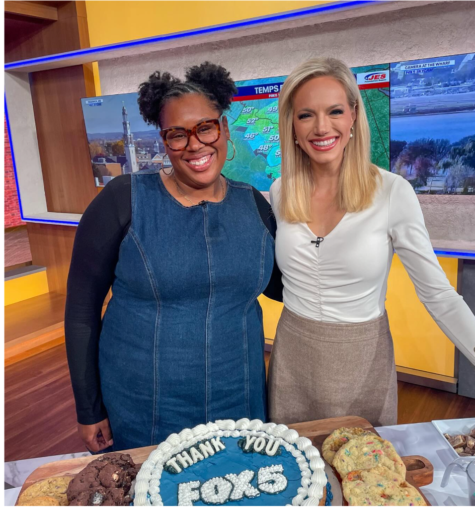 Nina's Cookie Explosion featured on Fox 5 News