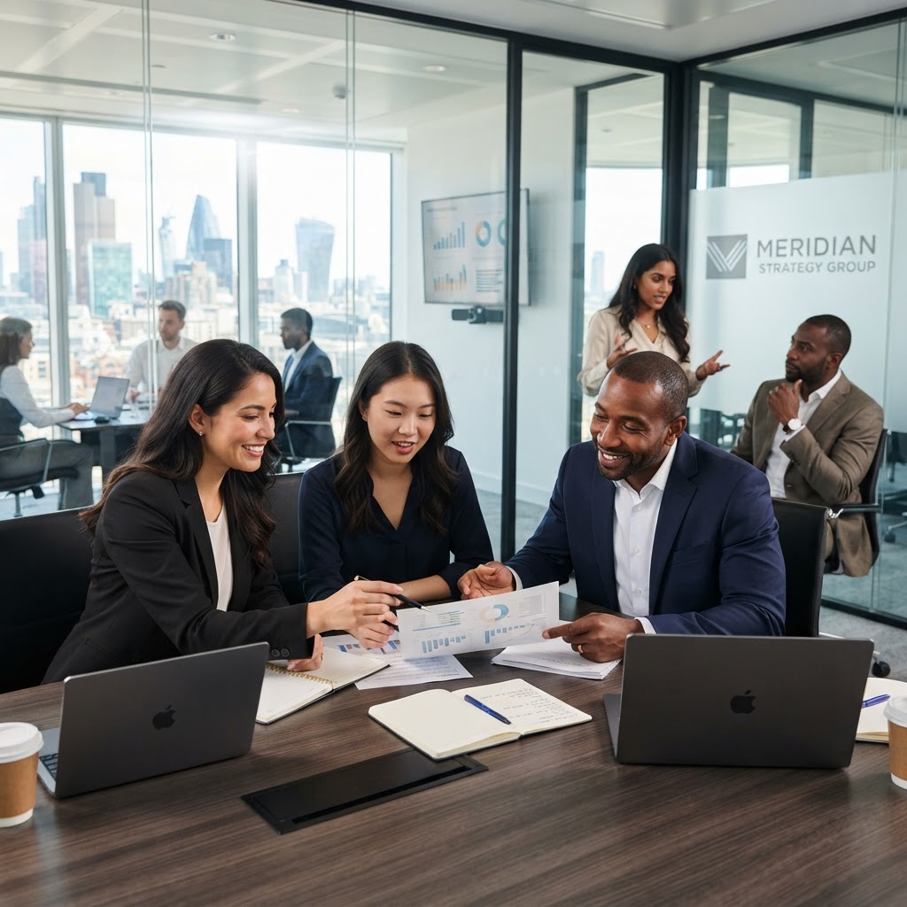 Diverse nonprofit team