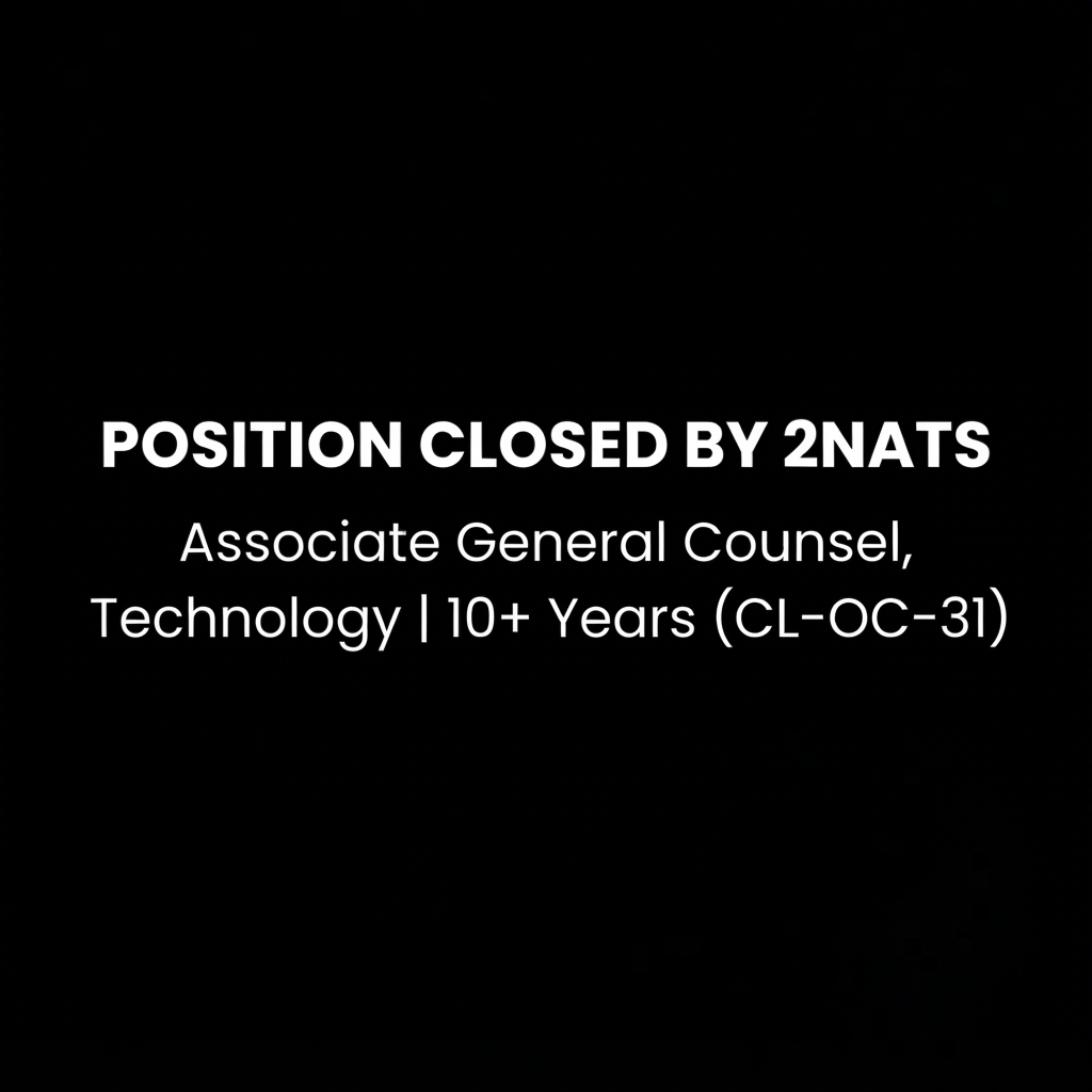 Associate General Counsel, Technology | 10+ Years (CL-OC-31)