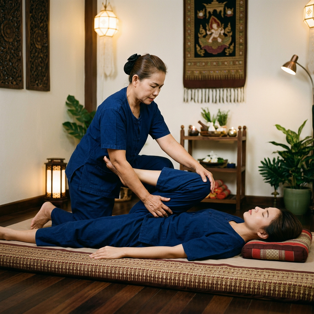 Traditional Thai Massage (No Oil)