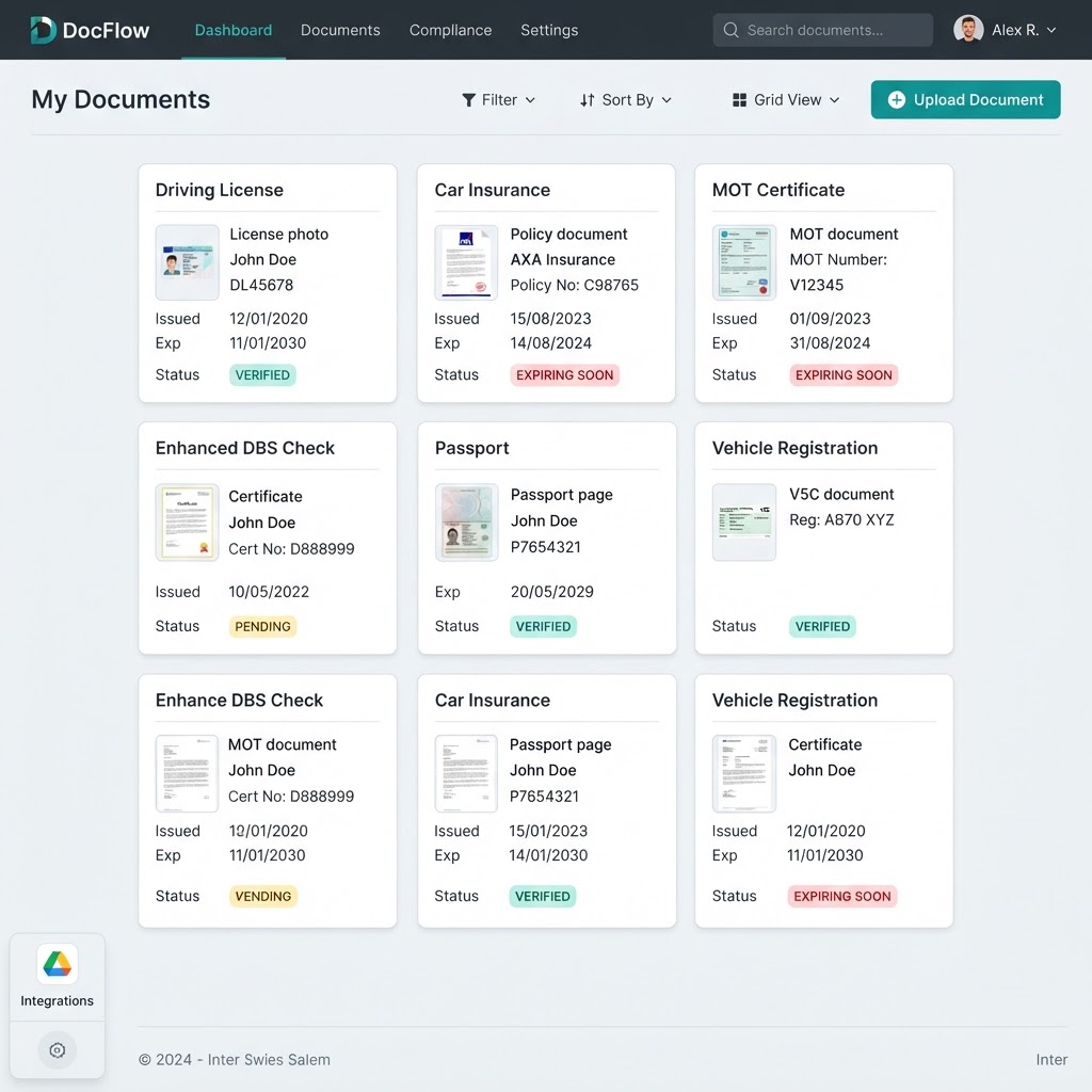 Document Management screenshot