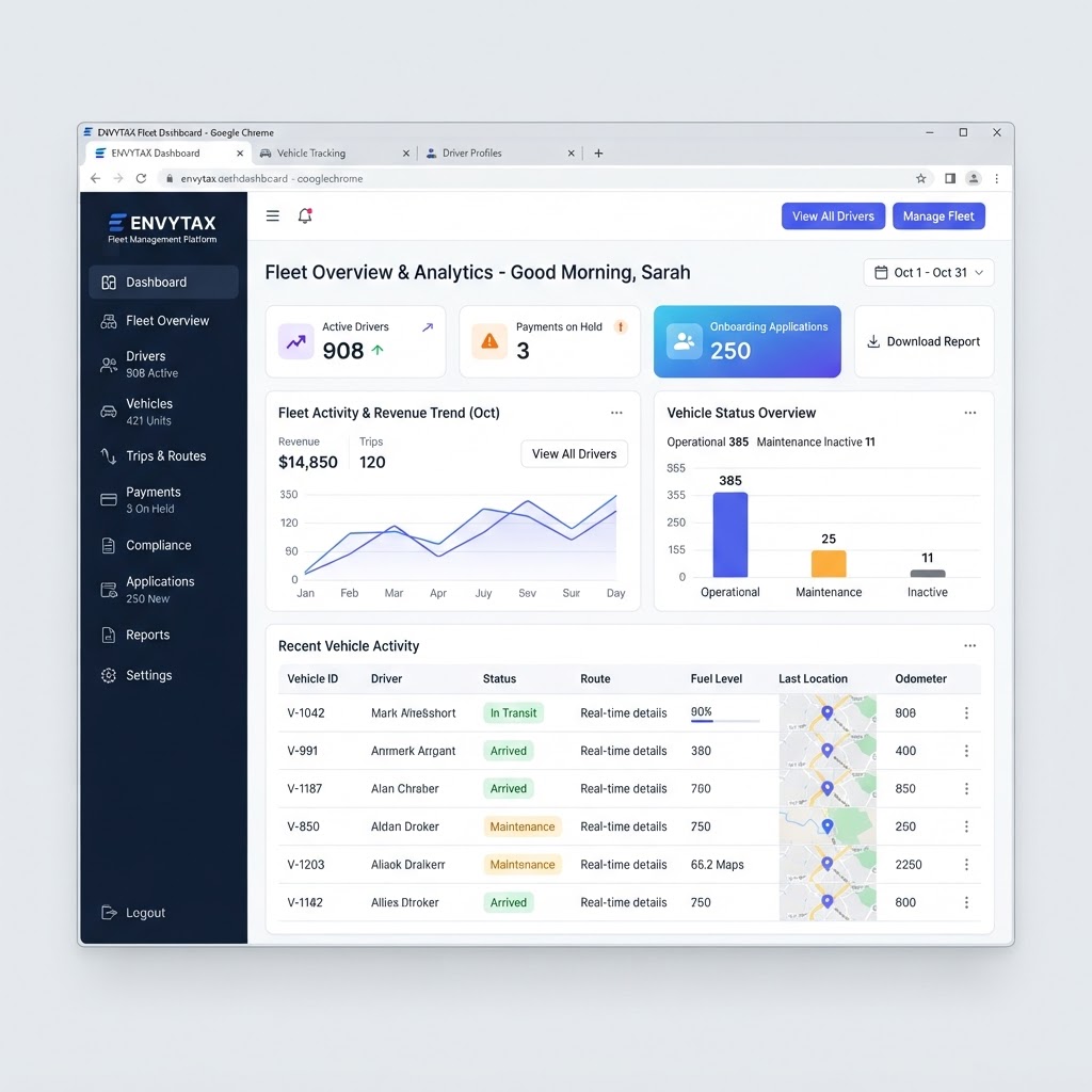 Platform dashboard