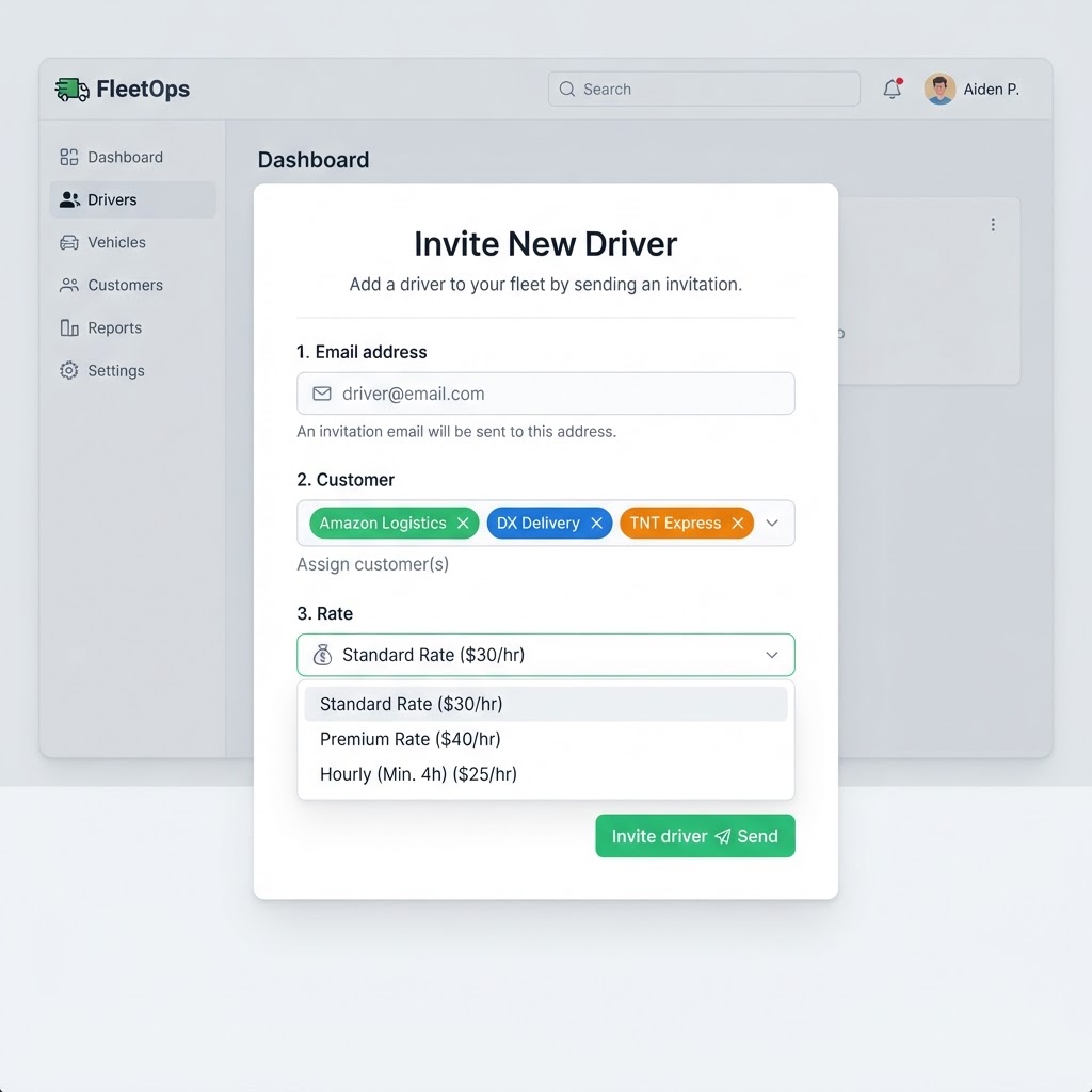 Driver onboarding