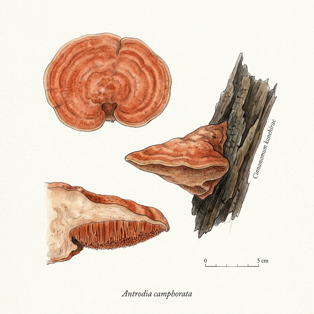 Antrodia (Antrodia camphorata) - Medicinal herb used for Cancer, Hepatoprotection