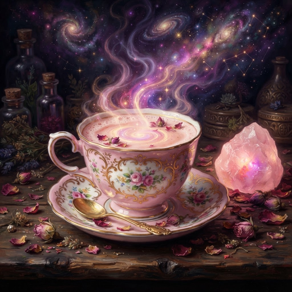 Crimson Adoration Vanilla-Rose Tonic