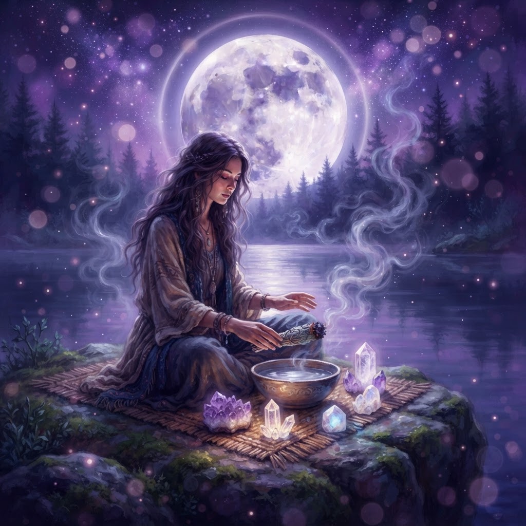 Lunar Release: A Sacred Full Moon Ritual for Clearing Negative Energy