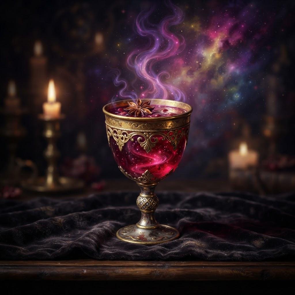 Celestial Empress Pomegranate & Spiced Honey Draught
