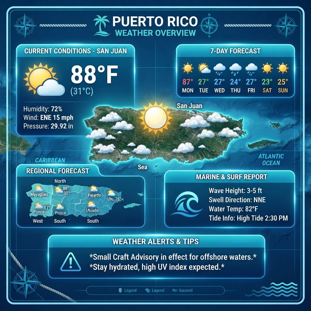 Puerto Rico Daily Weather & Marine Outlook