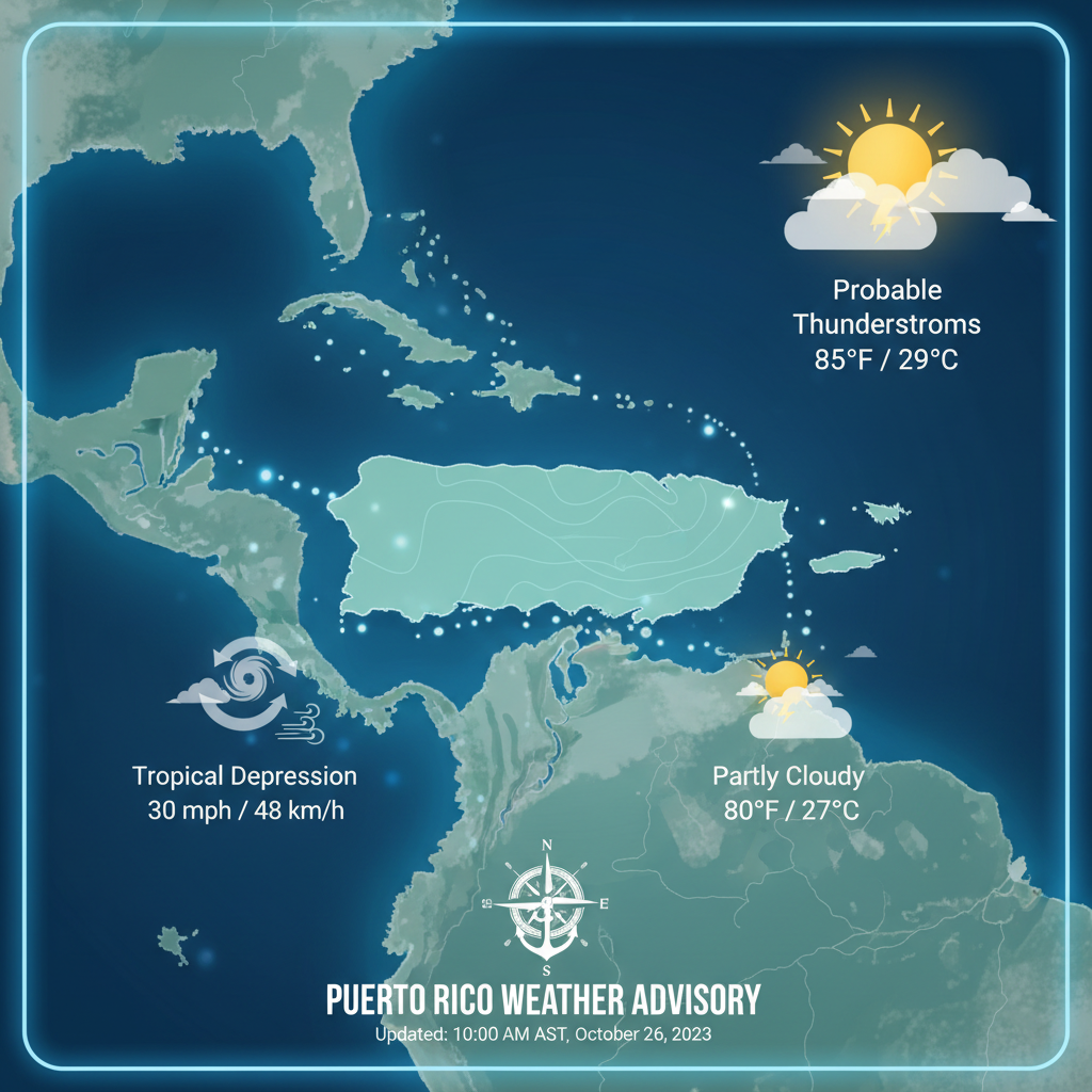 Breezy Trade Winds and Island Sun: Puerto Rico's Coastal Outlook